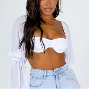 Princess Polly Lolita Top White